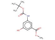 METHYL 3-TERT-BUTOXYCARBONYLAMINO-5-HYDROXYBENZOATE