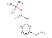 4-(<span class='lighter'>甲</span>硫基)吡啶-2-<span class='lighter'>氨基</span>甲酸叔丁<span class='lighter'>酯</span>