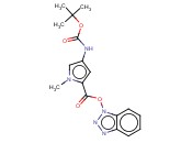 <span class='lighter'>4-TERT-BUTOXYCARBONYLAMINO-1-METHYL-1H-PYRROLE-2-CARBOXYLIC</span> ACID <span class='lighter'>BENZOTRIAZOL-1YL</span> <span class='lighter'>ESTER</span>