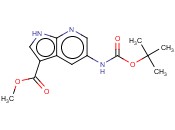 METHYL 5-[[(TERT-BUTOXY)CARBONYL]AMINO]-1H-PYRROLO[2,3-B]PYRIDINE-3-CARBOXYLATE