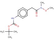N-METHYL-N-METHOXY-2-(4-BOC-AMINOPHENYL)ACETAMIDE