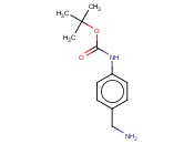 <span class='lighter'>TERT</span>-BUTYL N-[4-(<span class='lighter'>AMINO</span>METHYL)PHENYL]CARBAMATE