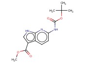 METHYL 6-[[(TERT-BUTOXY)CARBONYL]AMINO]-1H-PYRROLO[2,3-B]PYRIDINE-3-CARBOXYLATE
