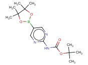 2-(tert-Butoxycarbonylamino)pyrimidine-5-boronic acid,pinacol ester
