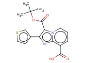 2-(3-THIENYL)-IMIDAZO[1,2-A]PYRIDINE-3,8-DICARBOXYLIC ACID 3-TERT-BUTYL ESTER