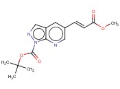 (E)-TERT-BUTYL 5-(3-METHOXY-3-OXOPROP-1-EN-1-YL)-1H-PYRAZOLO[3,4-B]PYRIDINE-1-CARBOXYLATE