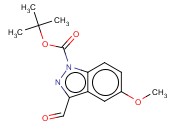 <span class='lighter'>1H-INDAZOLE-1-CARBOXYLIC</span> ACID, <span class='lighter'>3-FORMYL-5-METHOXY-</span>, <span class='lighter'>1,1-DIMETHYLETHYL</span> <span class='lighter'>ESTER</span>