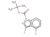 <span class='lighter'>1H-INDAZOLE-1-CARBOXYLIC</span> ACID, <span class='lighter'>4-FLUORO-3-IODO-</span>, <span class='lighter'>1,1-DIMETHYLETHYL</span> <span class='lighter'>ESTER</span>