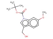 3-(HYDROXYMETHYL)-<span class='lighter'>6-METHOXYINDOLE</span>, N-BOC PROTECTED