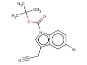 TERT-BUTYL 5-BROMO-3-(CYANOMETHYL)-1H-INDOLE-1-CARBOXYLATE
