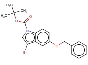 5-BENZYLOXY-3-<span class='lighter'>BROMOINDOLE</span>, N-BOC PROTECTED