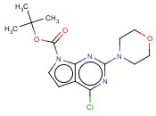 TERT-BUTYL 4-CHLORO-2-MORPHOLINO-7H-PYRROLO[2,3-D]PYRIMIDINE-7-CARBOXYLATE