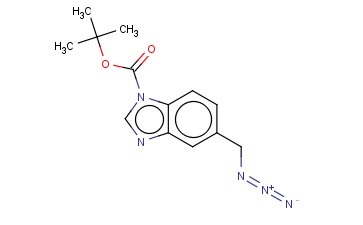 1H-BENZIMIDAZOLE-1-CARBOXYLIC ACID, 5-(AZIDOMETHYL)-, 1,1-DIMETHYLETHYL ESTER