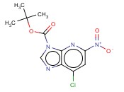 3H-<span class='lighter'>IMIDAZO</span>[4,5-B]<span class='lighter'>PYRIDINE-3-CARBOXYLIC</span> ACID, 7-CHLORO-5-NITRO-, 1,1-DIMETHYLETHYL <span class='lighter'>ESTER</span>