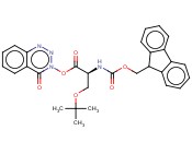 N-芴甲氧羰基-O-叔丁基-<span class='lighter'>L-</span><span class='lighter'>丝氨酸</span>-3,4-二氢-3-羟基-4-氧代-1,2,3-苯并三嗪酯