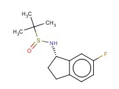 (S)-N-((S)-6-FLUORO-2,3-DIHYDRO-1H-INDEN-1-YL)-2-METHYLPROPANE-2-SULFINAMIDE