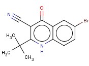 6-溴-2-<span class='lighter'>叔</span>丁基-4-<span class='lighter'>氧</span>代-1,4-二氢喹啉-3-甲腈