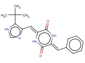 (3Z,6Z)-3-[(5-叔丁基-1H-咪唑-4-基)亚甲基]-6-(苯亚甲基)-2,5-哌嗪二酮