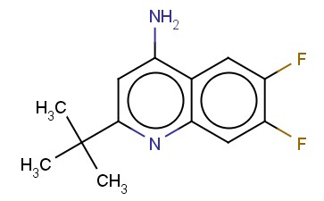 2-TERT-BUTYL-6,7-DIFLUOROQUINOLIN-4-AMINE