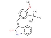 3-(3-叔丁基-4-<span class='lighter'>甲</span><span class='lighter'>氧基</span>苯亚甲基)<span class='lighter'>吲哚</span>-2-酮