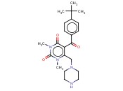 5-(4-TERT-BUTYLBENZOYL)-1,3-DIMETHYL-6-(PIPERAZIN-1-YLMETHYL)PYRIMIDINE-2,4(1H,3H)-DIONE