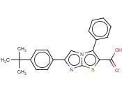 6-[4-(1,1-DIMETHYLETHYL)PHENYL]-3-PHENYLIMIDAZO[2,1-B]THIAZOLE-2-CARBOXYLIC ACID