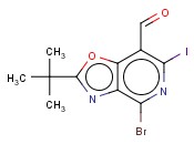 4-BROMO-2-(TERT-BUTYL)-6-IODOOXAZOLO[4,5-C]PYRIDINE-7-CARBALDEHYDE