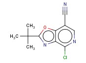 2-(TERT-BUTYL)-4-CHLOROOXAZOLO[4,5-C]PYRIDINE-7-CARBONITRILE