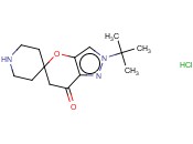 2'-TERT-BUTYL-2'H-SPIRO[PIPERIDINE-4,5'-PYRANO[3,2-C]PYRAZOL]-7'(6'H)-ONE HYDROCHLORIDE