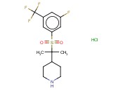 4-(2-((3-FLUORO-5-(TRIFLUOROMETHYL)PHENYL)SULFONYL)PROPAN-2-YL)PIPERIDINE HCL