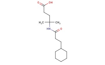 4-(3-CYCLOHEXYLPROPANAMIDO)-4-METHYLPENTANOIC ACID