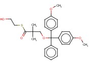 3-DMTR-O-2,2-DIMETHYL-THIOPROPIONIC ACID S-(2-HYDROXY-ETHYL) ESTER
