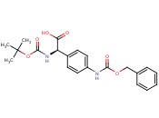 Benzeneacetic acid, <span class='lighter'>alpha</span>-[[(1,1-dimethylethoxy)carbonyl]amino]-4-[[(<span class='lighter'>phenylmethoxy</span>)carbonyl]amino]-, (R)-