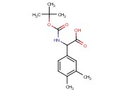 BENZENEACETIC ACID, <span class='lighter'>ALPHA</span>-[[(1,1-DIMETHYLETHOXY)CARBONYL]AMINO]-3,4-<span class='lighter'>DIMETHYL</span>-