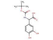BENZENEACETIC ACID, ALPHA-[[(1,1-DIMETHYLETHOXY)CARBONYL]<span class='lighter'>AMINO</span>]-<span class='lighter'>3,4</span>-DIHYDROXY-