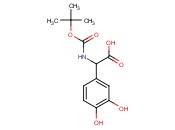 <span class='lighter'>BENZENEACETIC</span> ACID, <span class='lighter'>ALPHA-</span>[[(<span class='lighter'>1,1-DIMETHYLETHOXY</span>)CARBONYL]<span class='lighter'>AMINO</span>]-<span class='lighter'>3,4-DIHYDROXY-</span>