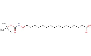 Hexadecanoic acid, 16-[[[(1,1-dimethylethoxy)carbonyl]amino]oxy]-