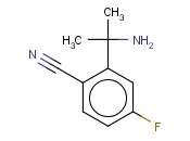 2-(2-AMINOPROPAN-2-YL)-<span class='lighter'>4-FLUOROBENZONITRILE</span>