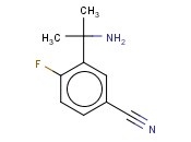 3-(2-AMINOPROPAN-2-YL)-<span class='lighter'>4-FLUOROBENZONITRILE</span>