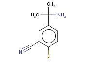 5-(2-AMINOPROPAN-2-YL)-<span class='lighter'>2-FLUOROBENZONITRILE</span>