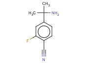 4-(2-AMINOPROPAN-2-YL)-<span class='lighter'>2-FLUOROBENZONITRILE</span>