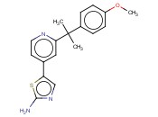 5-(2-(2-(4-METHOXYPHENYL)PROPAN-2-YL)PYRIDIN-4-YL)THIAZOL-2-AMINE