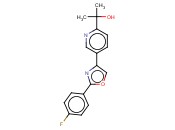 2-(5-(2-(4-FLUOROPHENYL)OXAZOL-4-YL)PYRIDIN-2-YL)PROPAN-2-OL