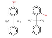 4-(1-METHYL-1-PHENYLETHYL)PHENOL, 2-(1-METHYL-1-PHENYLETHYL)PHENOL