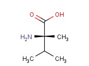 (2S)-2-<span class='lighter'>AMINO-2,3-DIMETHYLBUTANOIC</span> ACID