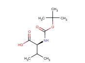 N-(<span class='lighter'>叔</span><span class='lighter'>丁</span><span class='lighter'>氧</span><span class='lighter'>羰基</span>)-L-缬氨酸