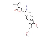 5(S)-[1(S)-AZIDO-3(S)-[4-METHOXY-3-(3-METHOXYPROPOXY)BENZYL]-4-METHYLPENTYL]-3(S)-ISOPROPYLDIHYDROFURAN-2-ONE