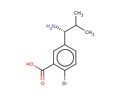 5-((1R)-1-AMINO-2-METHYLPROPYL)-<span class='lighter'>2-BROMOBENZOIC</span> ACID
