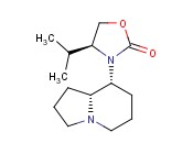 2-OXAZOLIDINONE, 4-(1-METHYLETHYL)-3-[(8R,8AR)-OCTAHYDRO-8-INDOLIZINYL]-, (4S)-