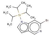 6-BROMO-1-(TRIISOPROPYLSILYL)-<span class='lighter'>5-AZAINDOLE</span>